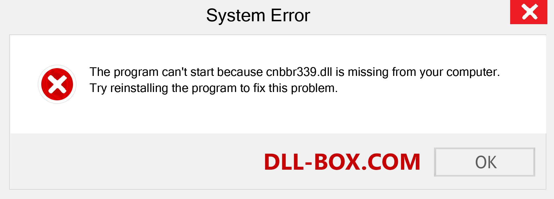  cnbbr339.dll file is missing?. Download for Windows 7, 8, 10 - Fix  cnbbr339 dll Missing Error on Windows, photos, images